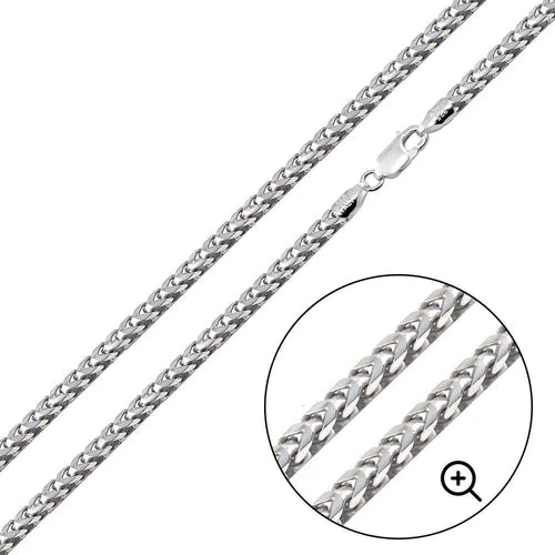 Franco Chain Solid 925 Silver