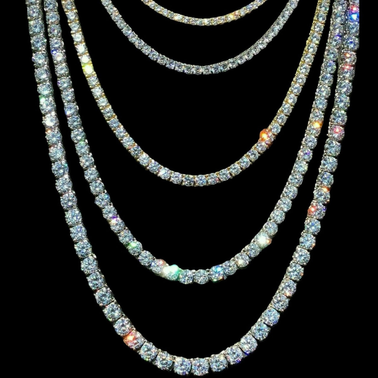 Tennis Chain/Bracelet 925 Silver w/CZ Diamonds