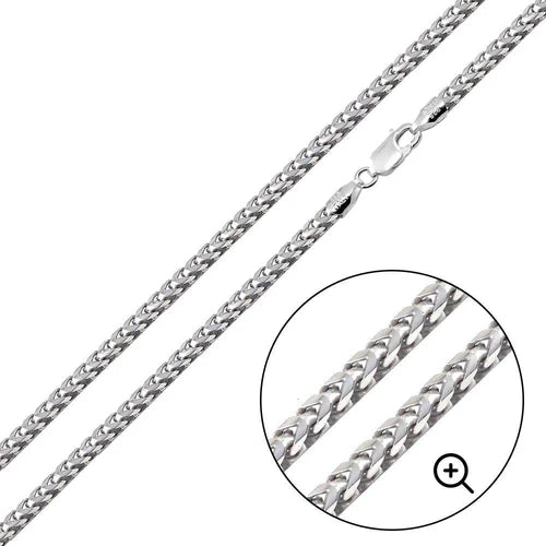 Franco Chain Solid 925 Silver
